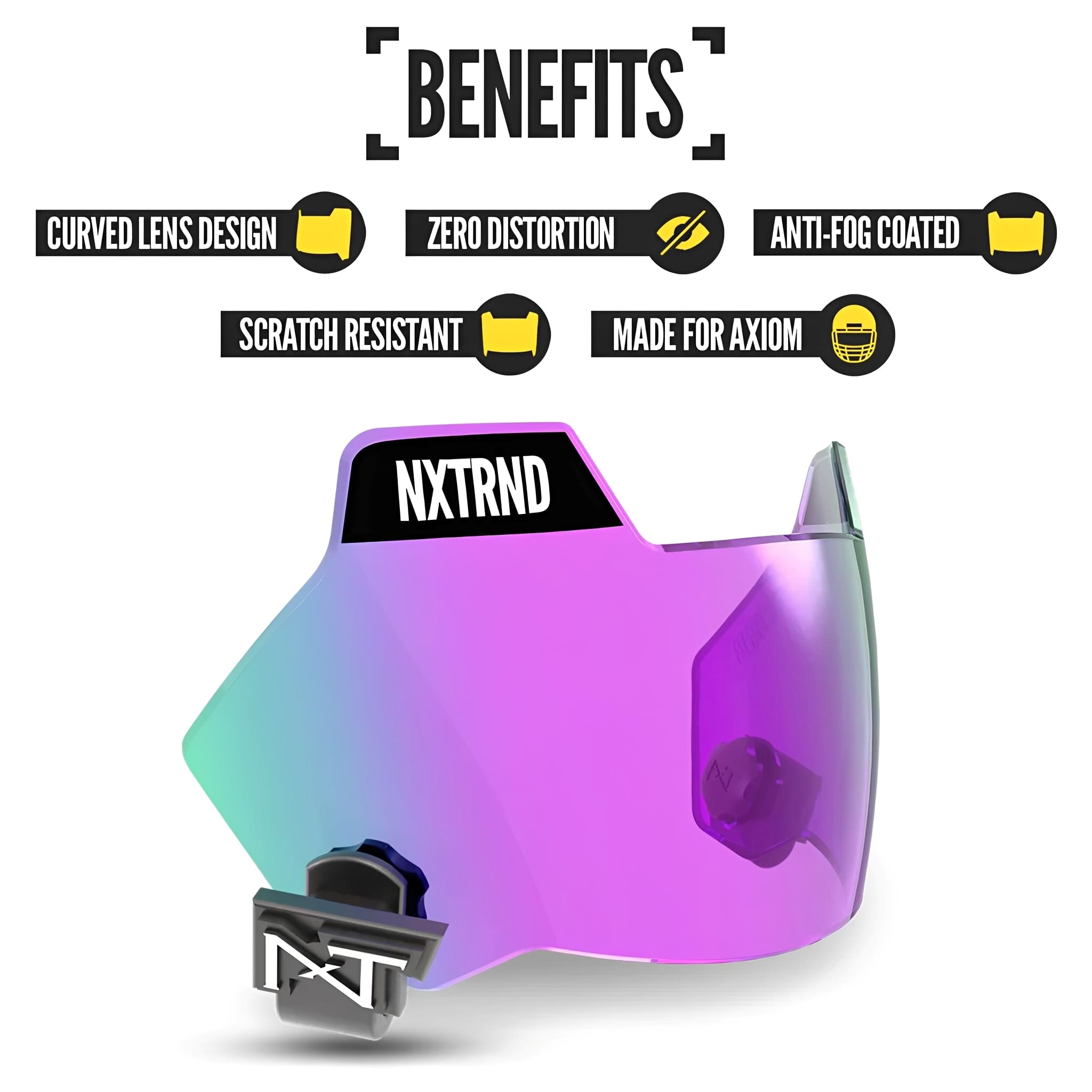 American Football Visor NXTRND VZX for Riddell Axiom