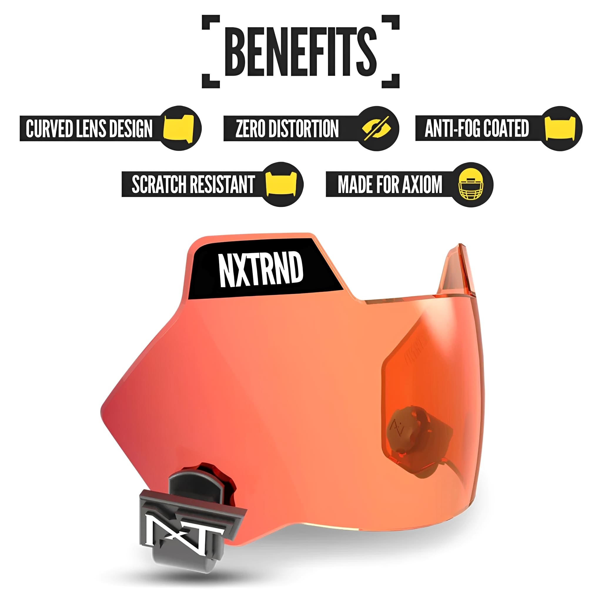 American Football Visor NXTRND VZX for Riddell Axiom