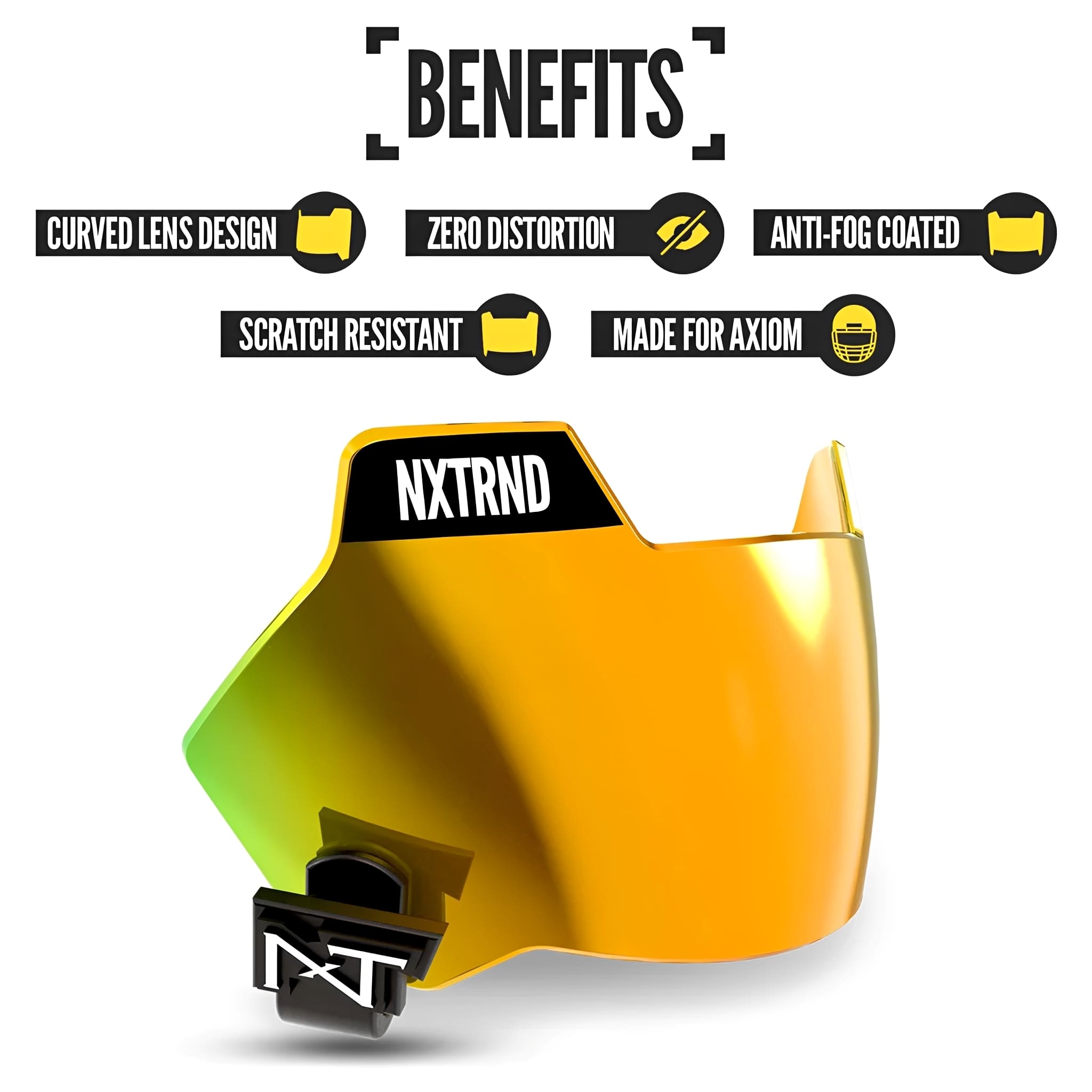 American Football Visor NXTRND VZX for Riddell Axiom