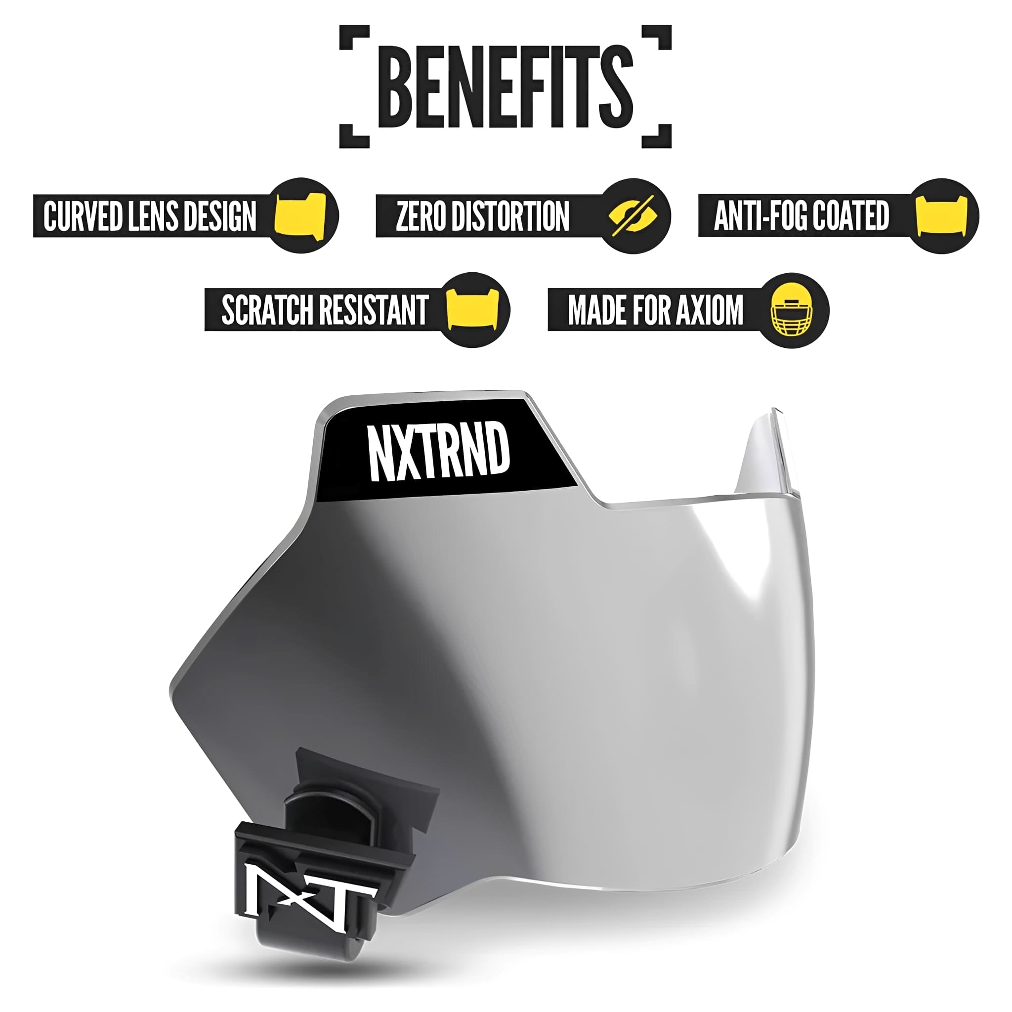 American Football Visor NXTRND VZX for Riddell Axiom