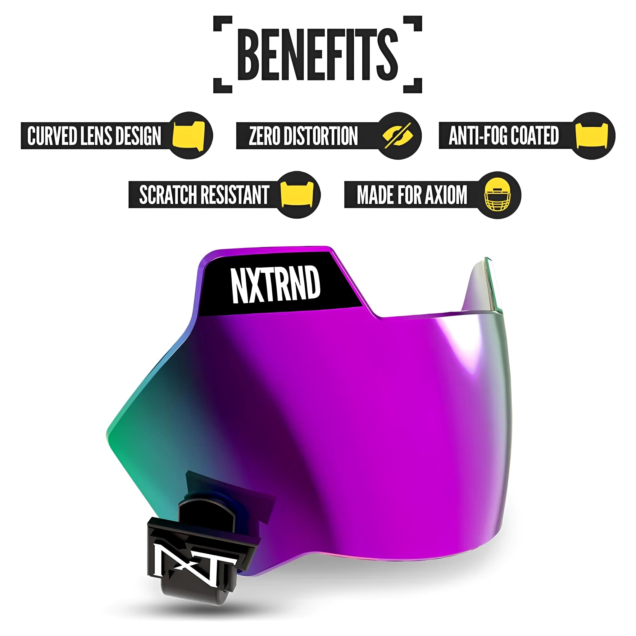 American Football Visor NXTRND VZX for Riddell Axiom