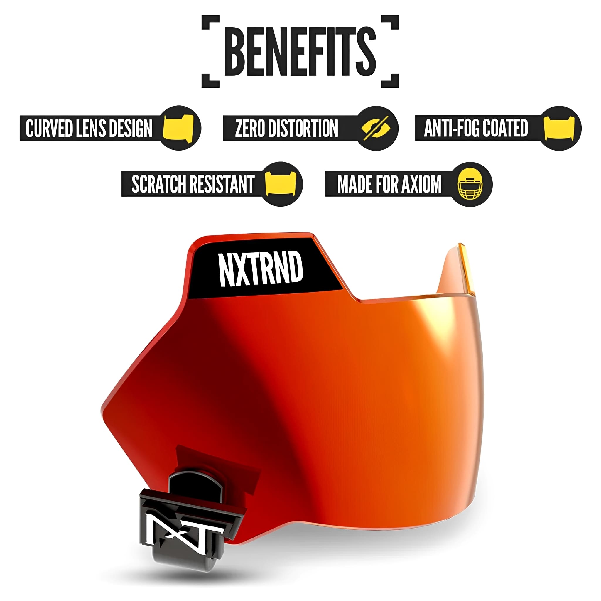 American Football Visor NXTRND VZX for Riddell Axiom