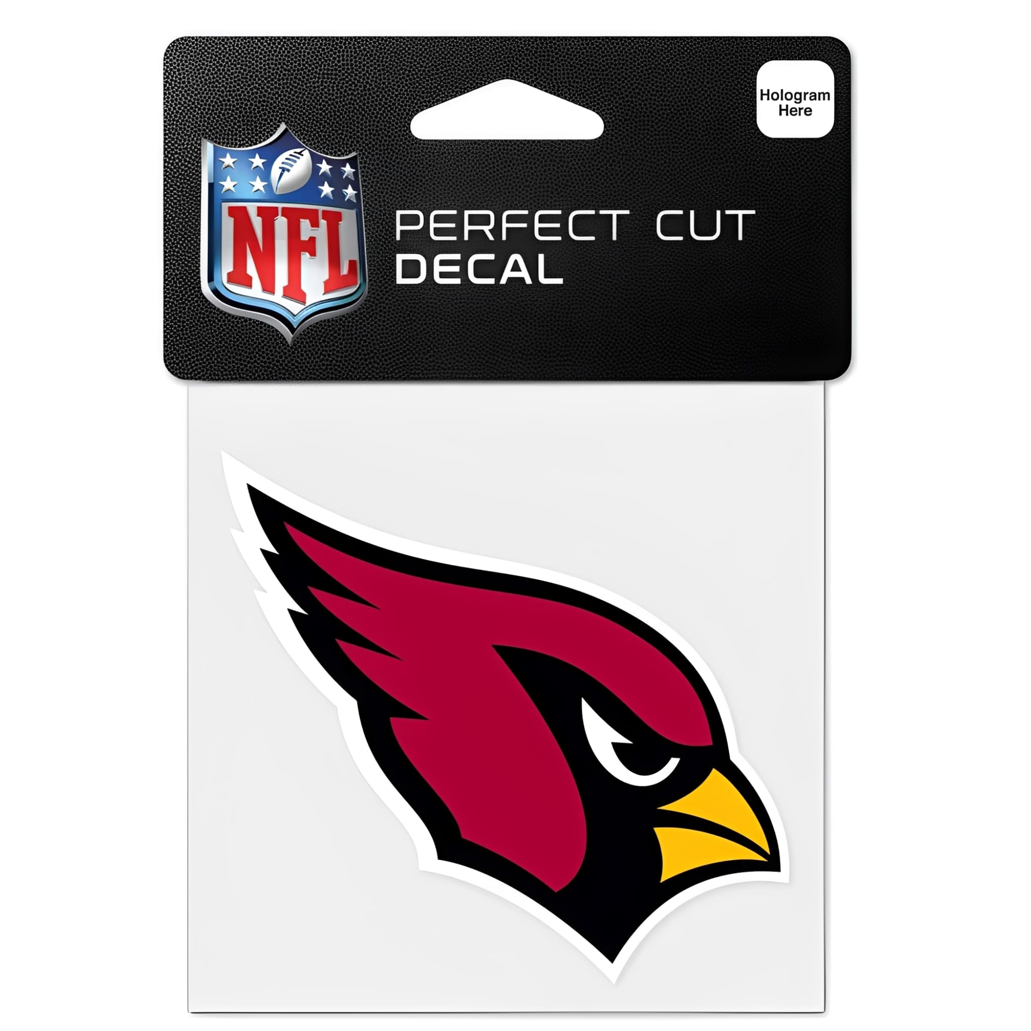 NFL Aufkleber Arizona Cardinals Perfect Cut Color Decal 4" x 4"