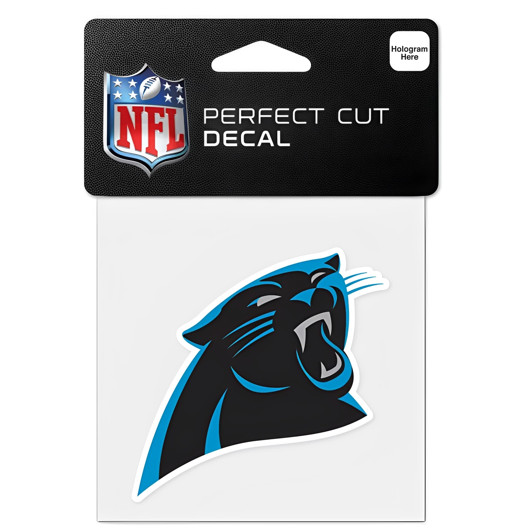 NFL Aufkleber Carolina Panthers Perfect Cut Color Decal 4" x 4"