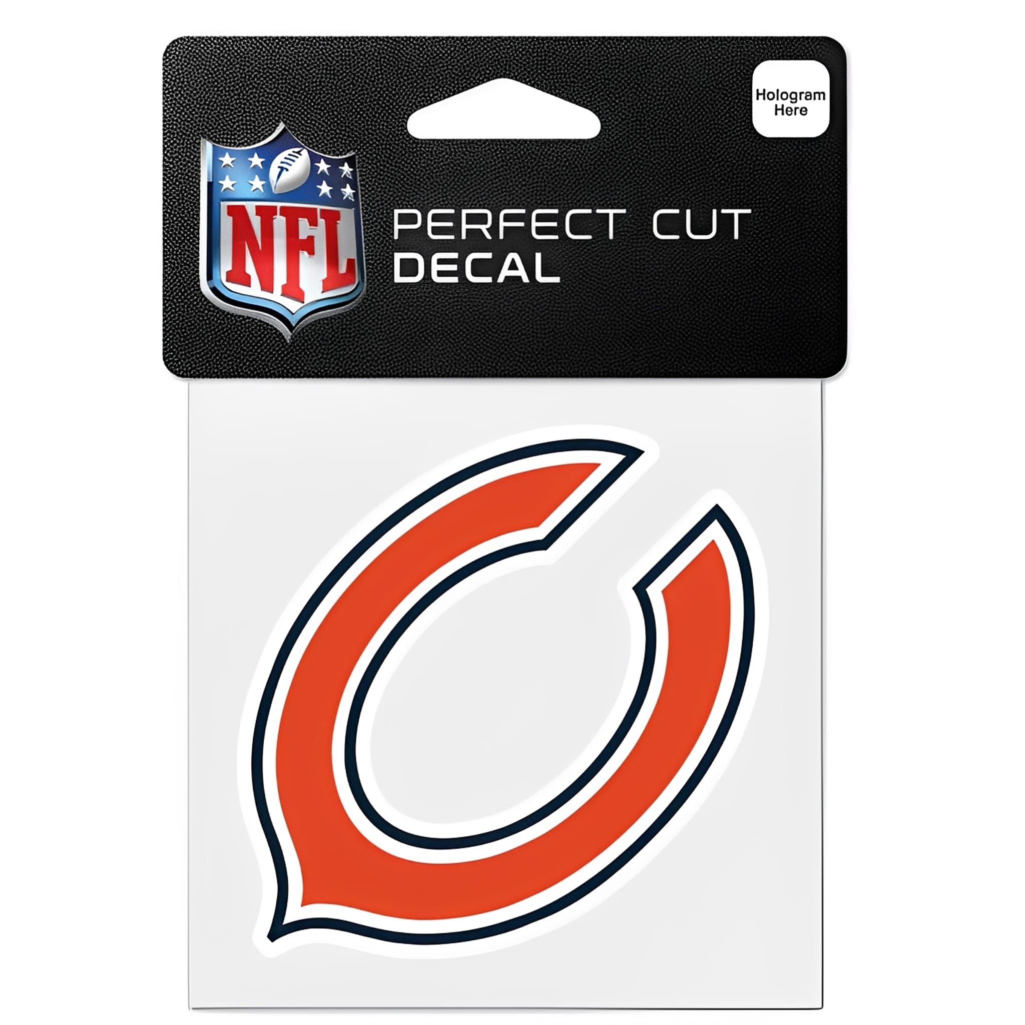 NFL Aufkleber Chicago Bears C-Logo Perfect Cut Color Decal 4" x 4"