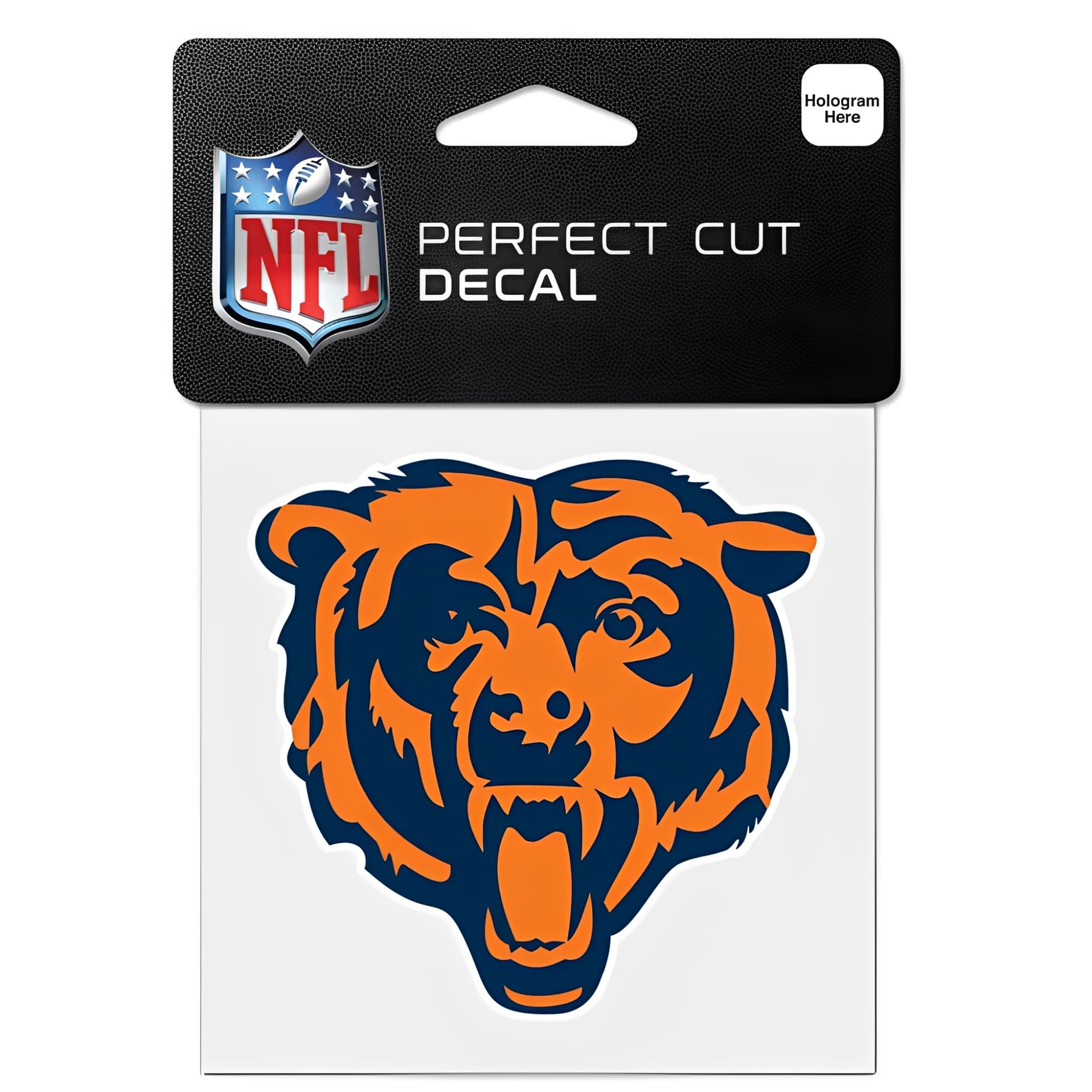 NFL Aufkleber Chicago Bears Perfect Cut Color Decal 4" x 4"