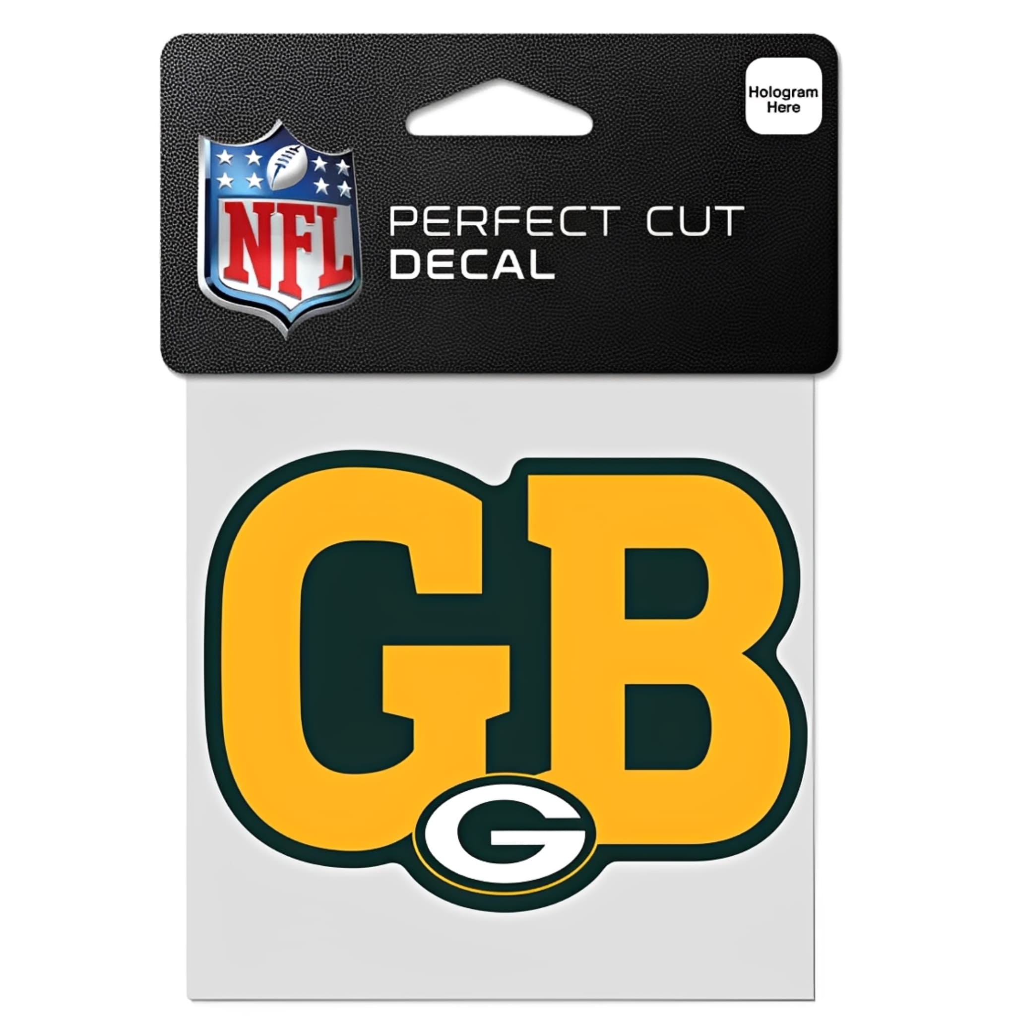 NFL Aufkleber Green Bay Packers Perfect Cut Color Decal 4" x 4"