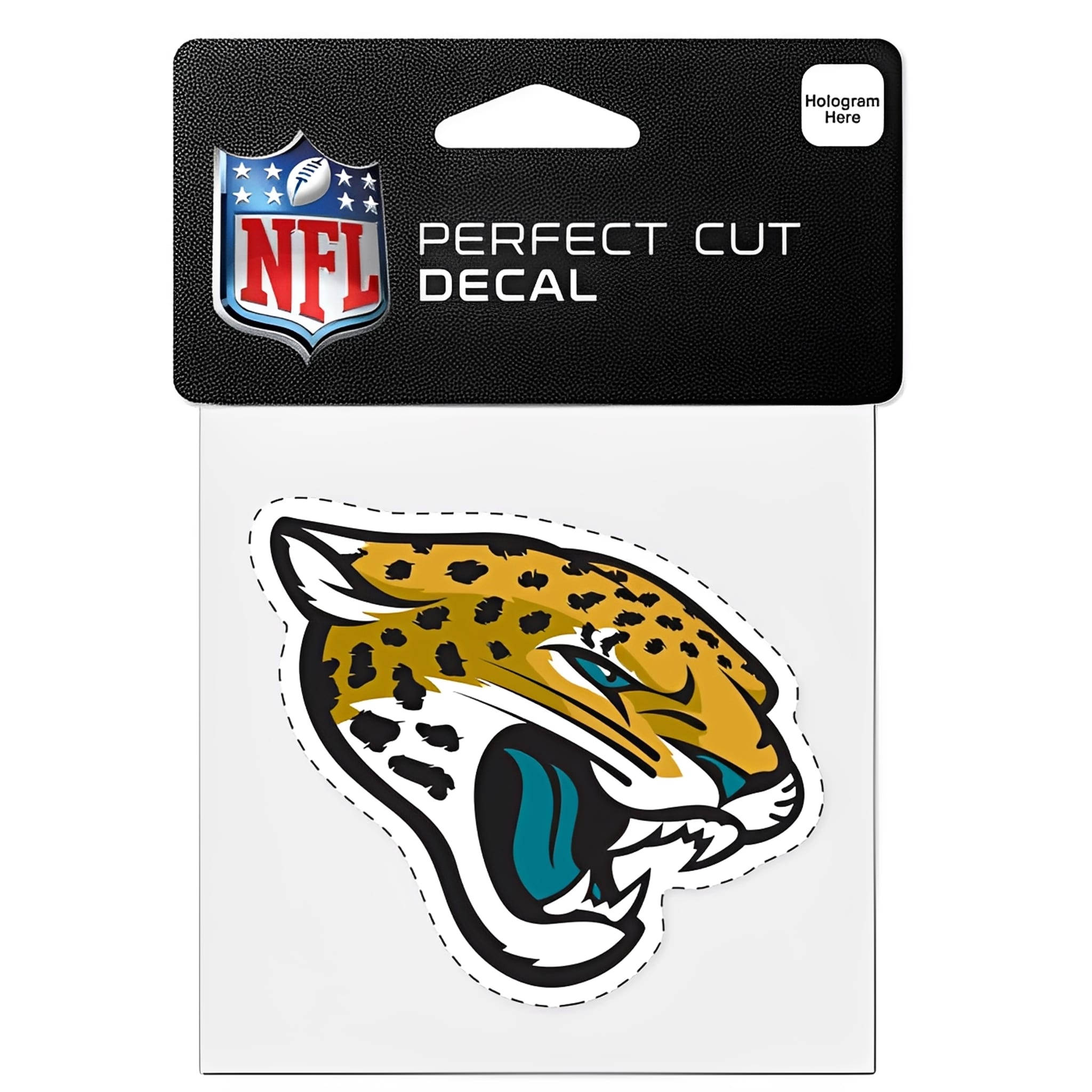 NFL Aufkleber Jacksonville Jaguars Perfect Cut Color Decal 4" x 4"