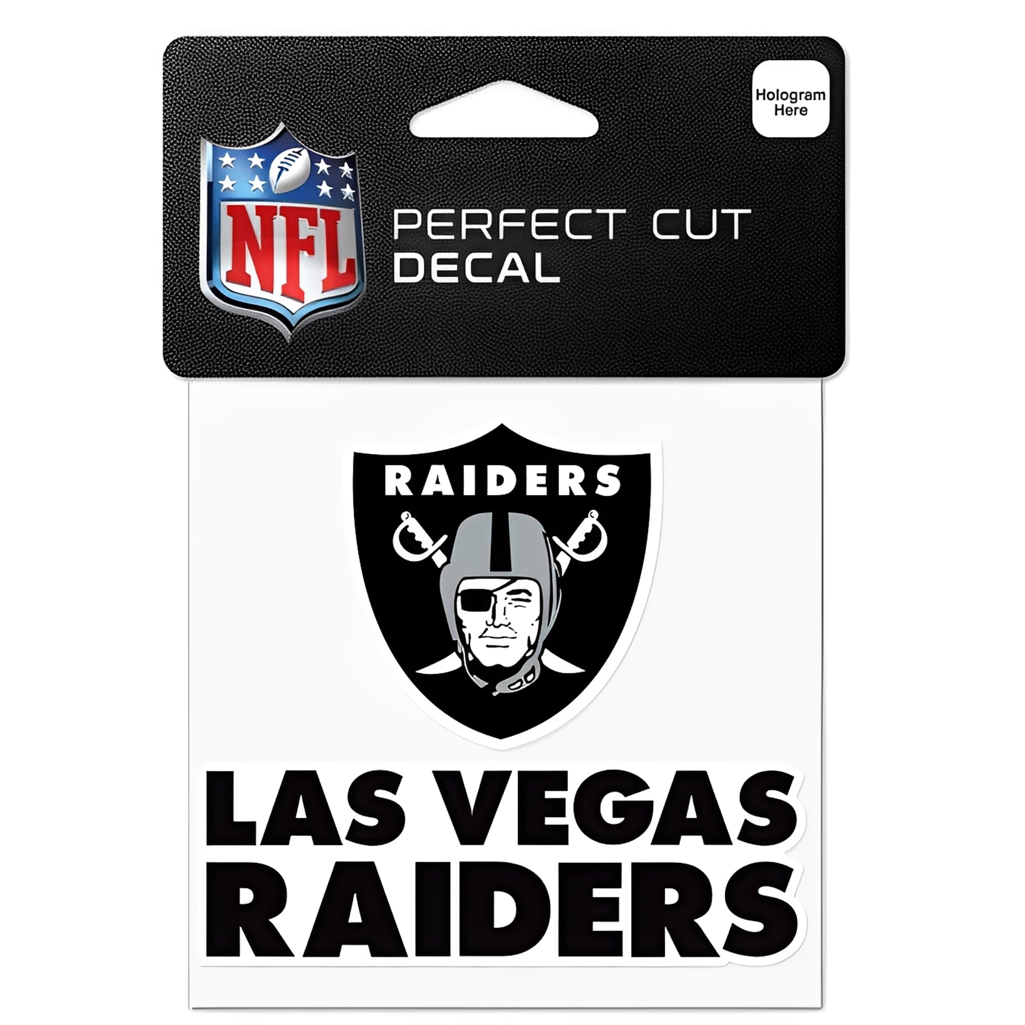 NFL Aufkleber Las Vegas Raiders Perfect Cut Color Decal 4" x 4"