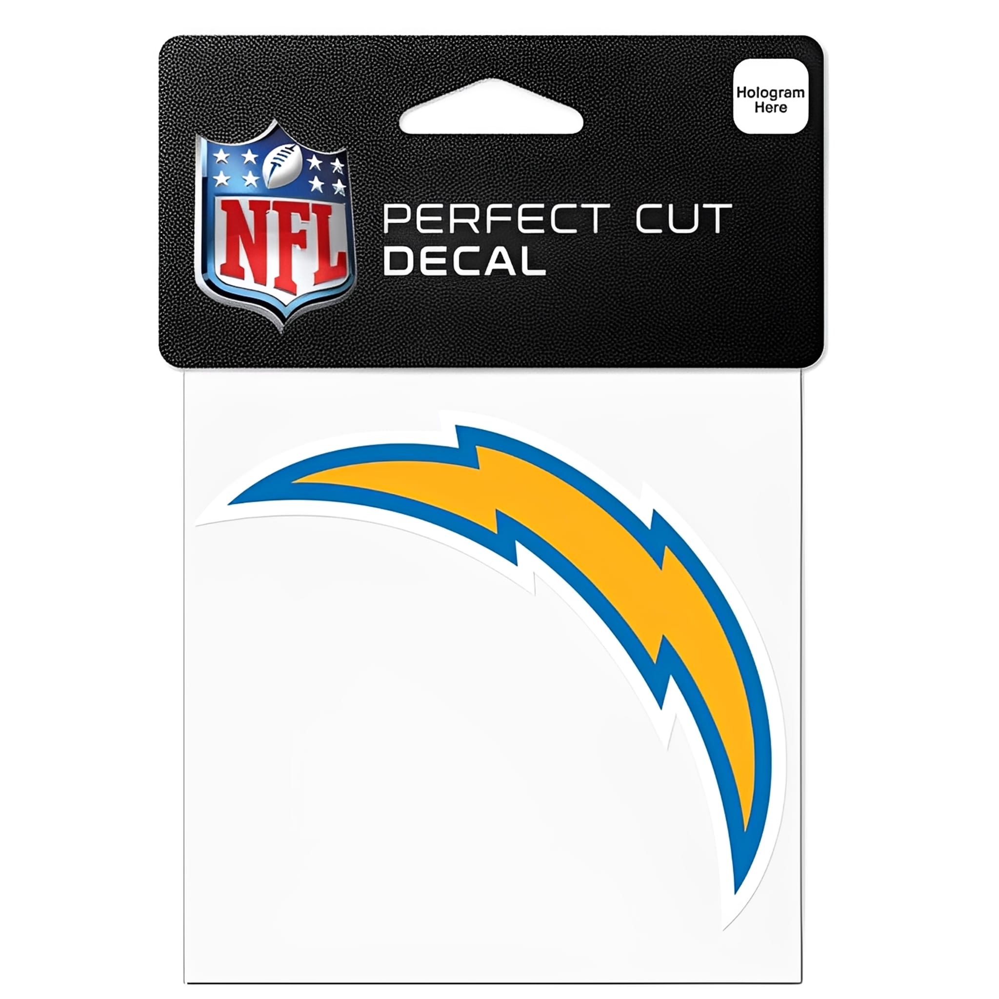 NFL Aufkleber Los Angeles Chargers Perfect Cut Color Decal 4" x 4"