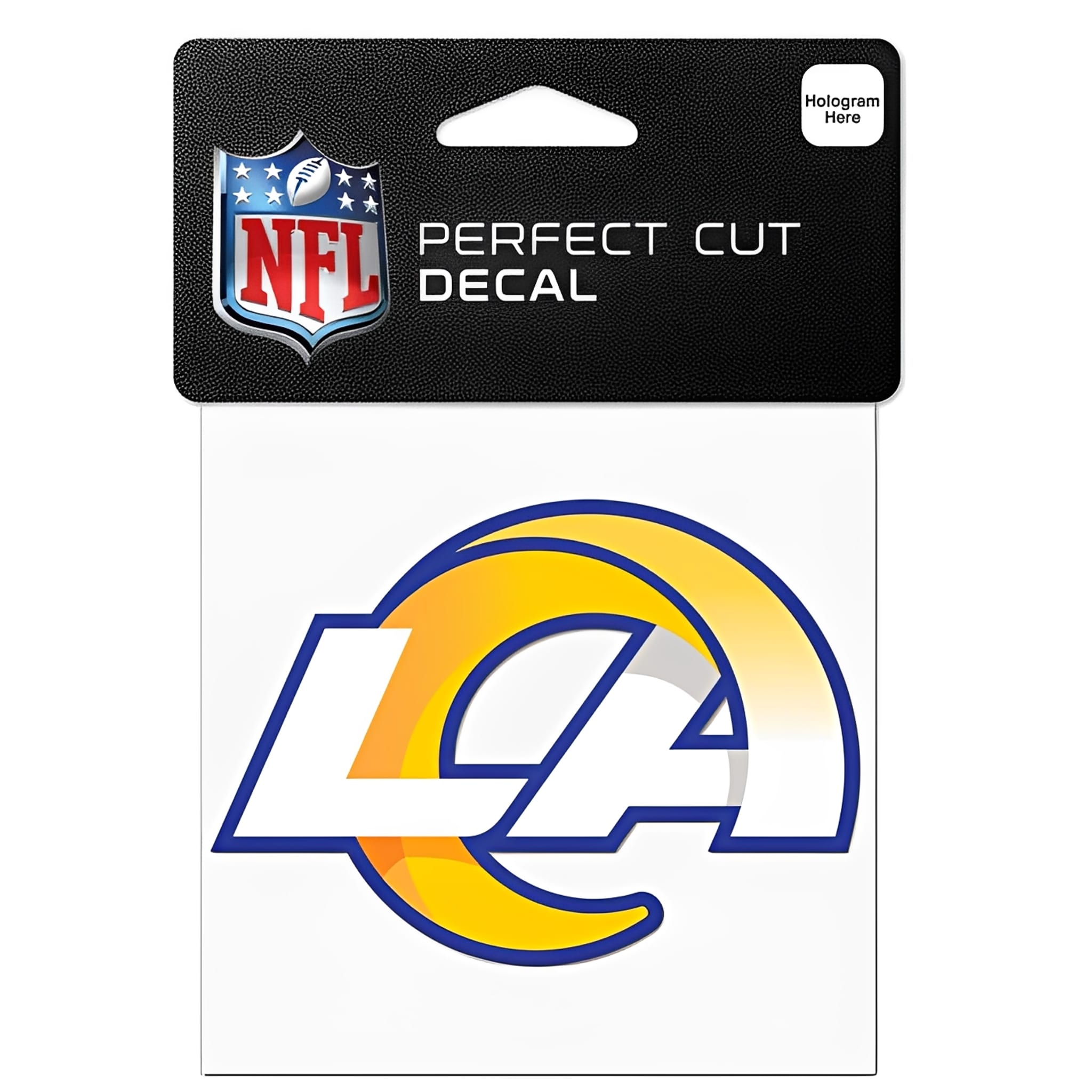 NFL Aufkleber Los Angeles Rams Perfect Cut Color Decal 4" x 4"