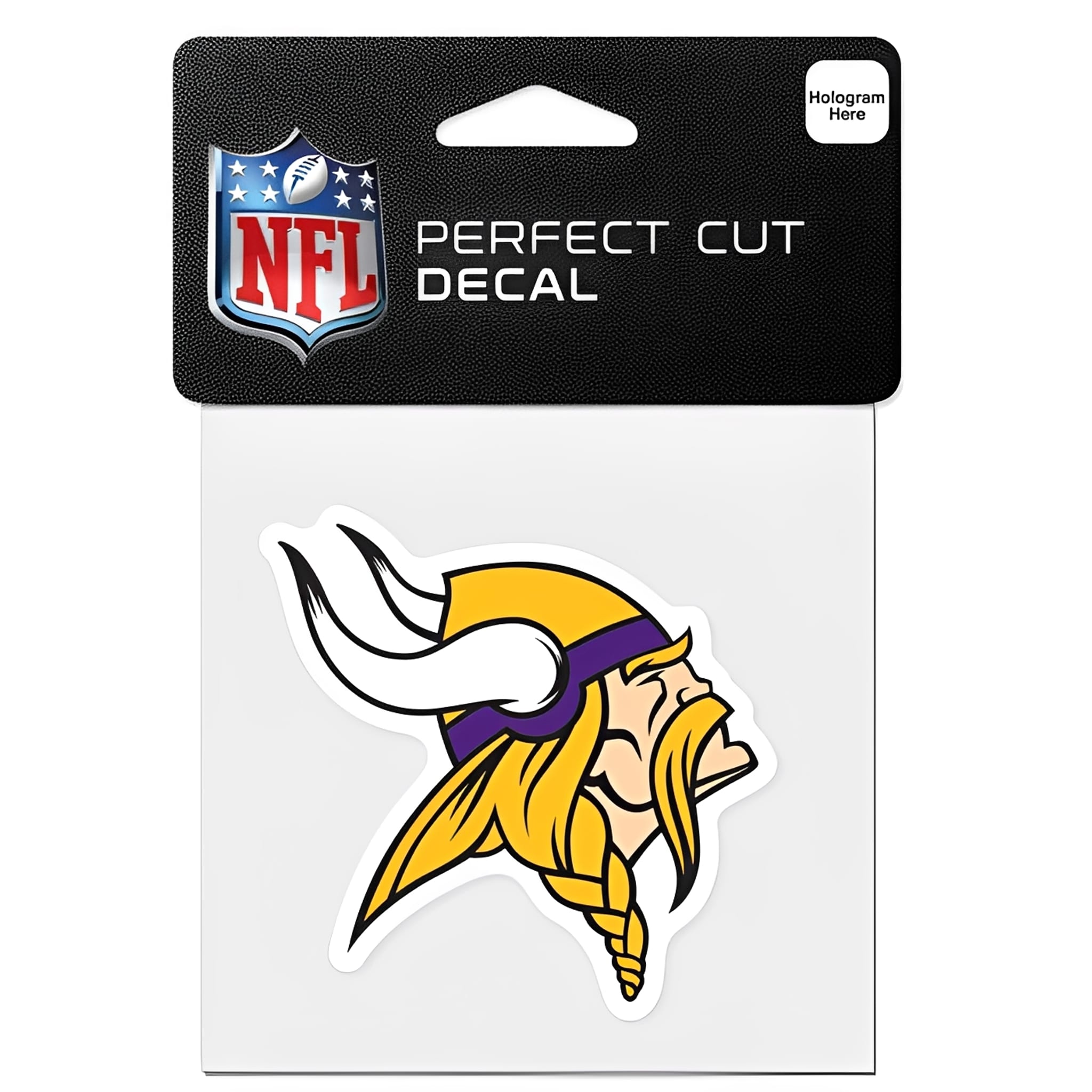 NFL Aufkleber Minnesota Vikings Perfect Cut Color Decal 4" x 4"