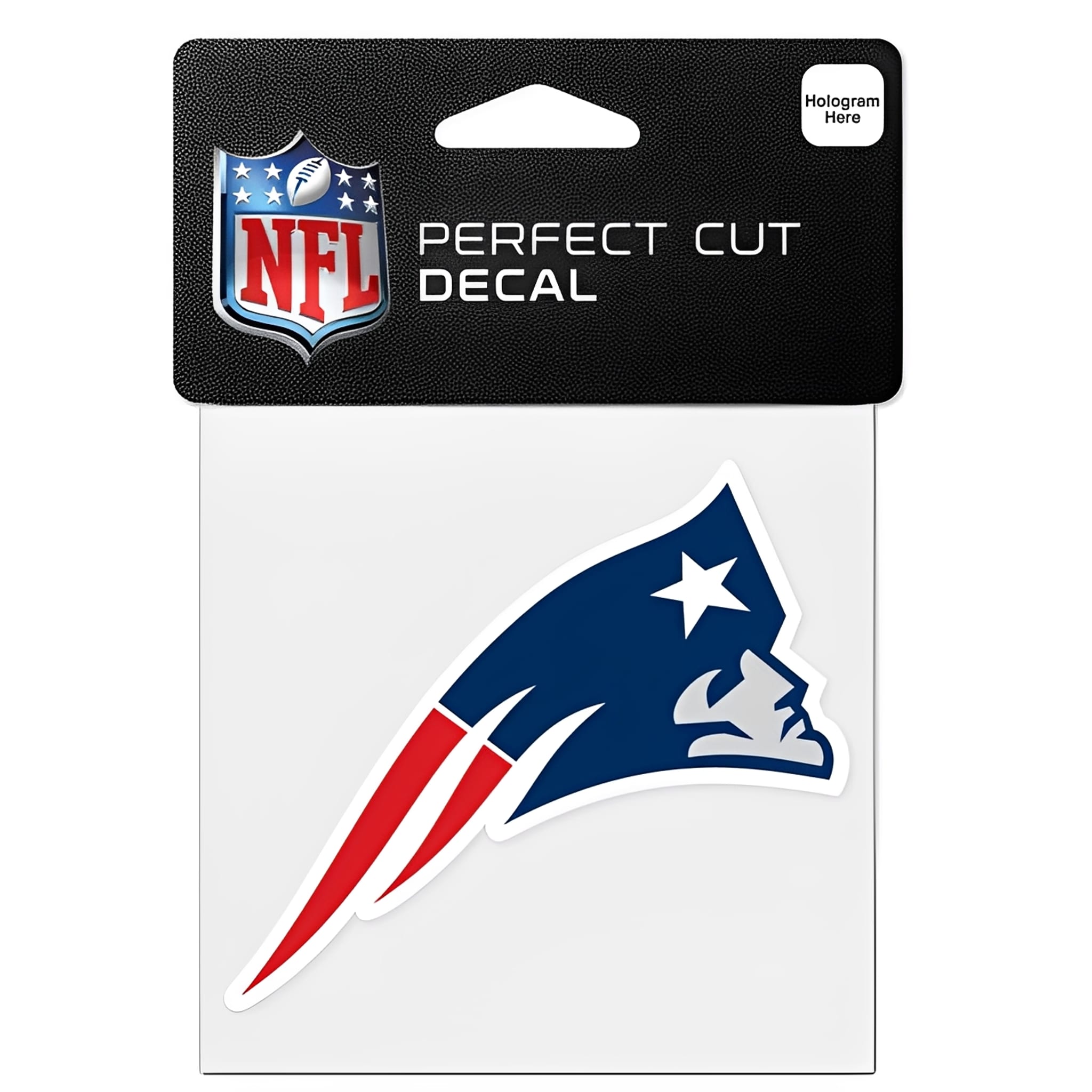 NFL Aufkleber New England Patriots Perfect Cut Color Decal 4" x 4"