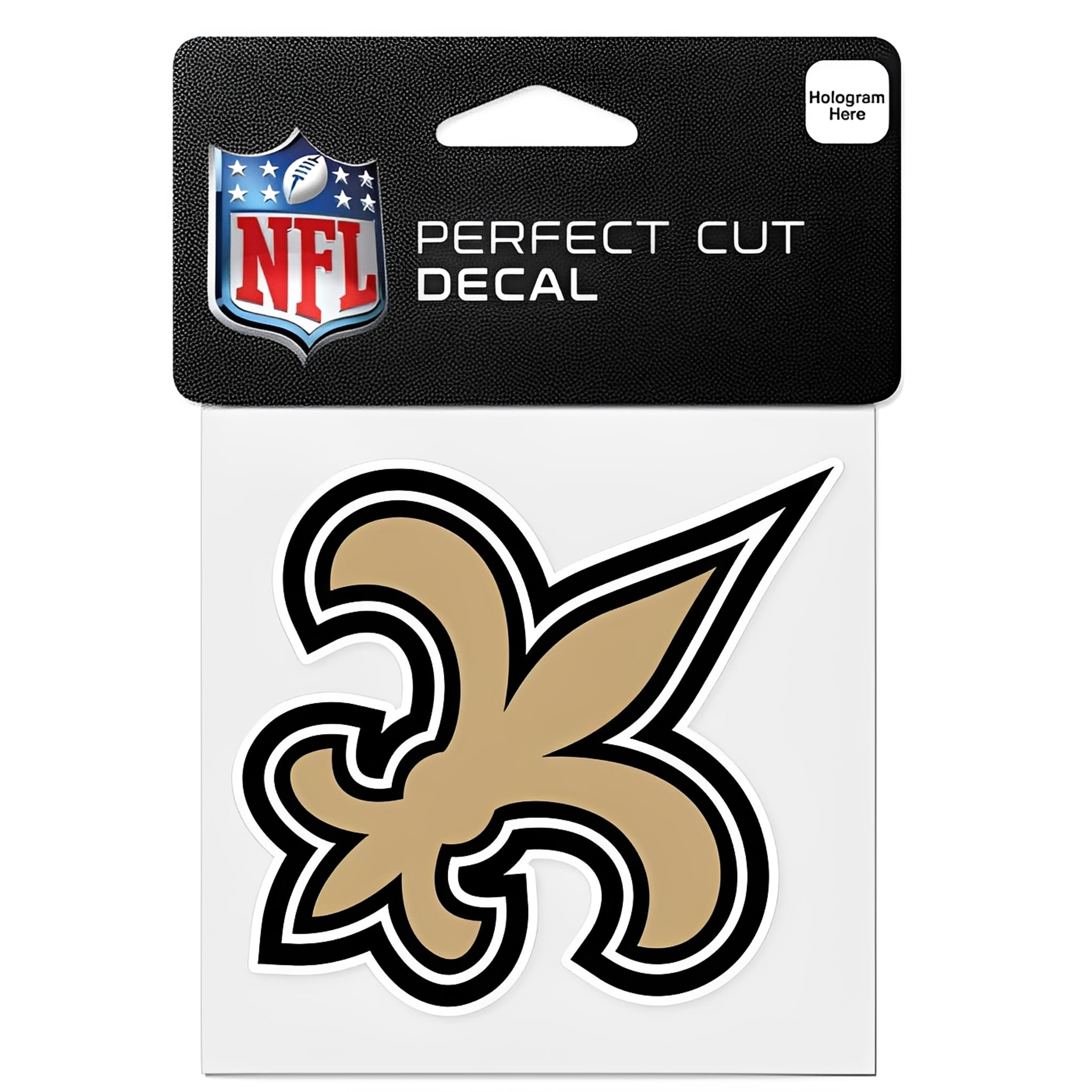 NFL Aufkleber New Orleans Saints Perfect Cut Color Decal 4" x 4"