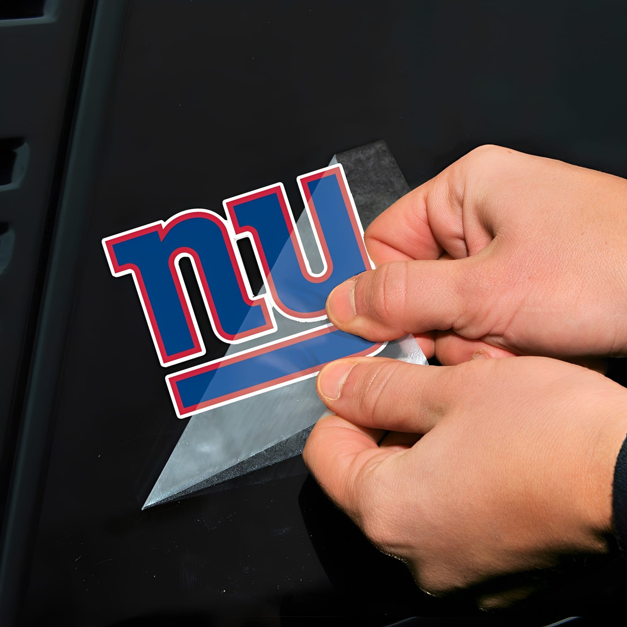 NFL Aufkleber New York Giants Perfect Cut Color Decal 4" x 4" - Anwendung