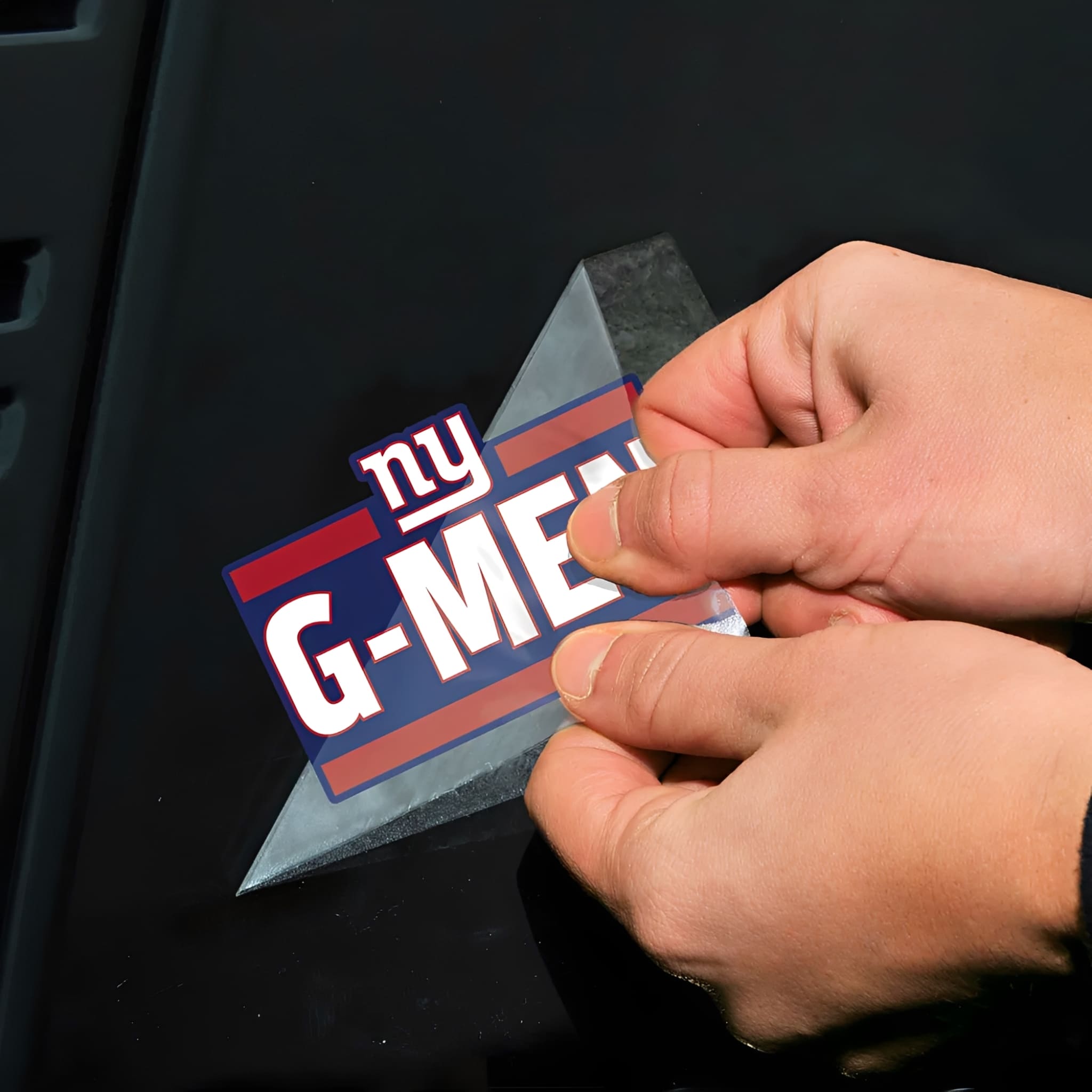 NFL Aufkleber New York Giants Slogan Perfect Cut Color Decal 4" x 4"