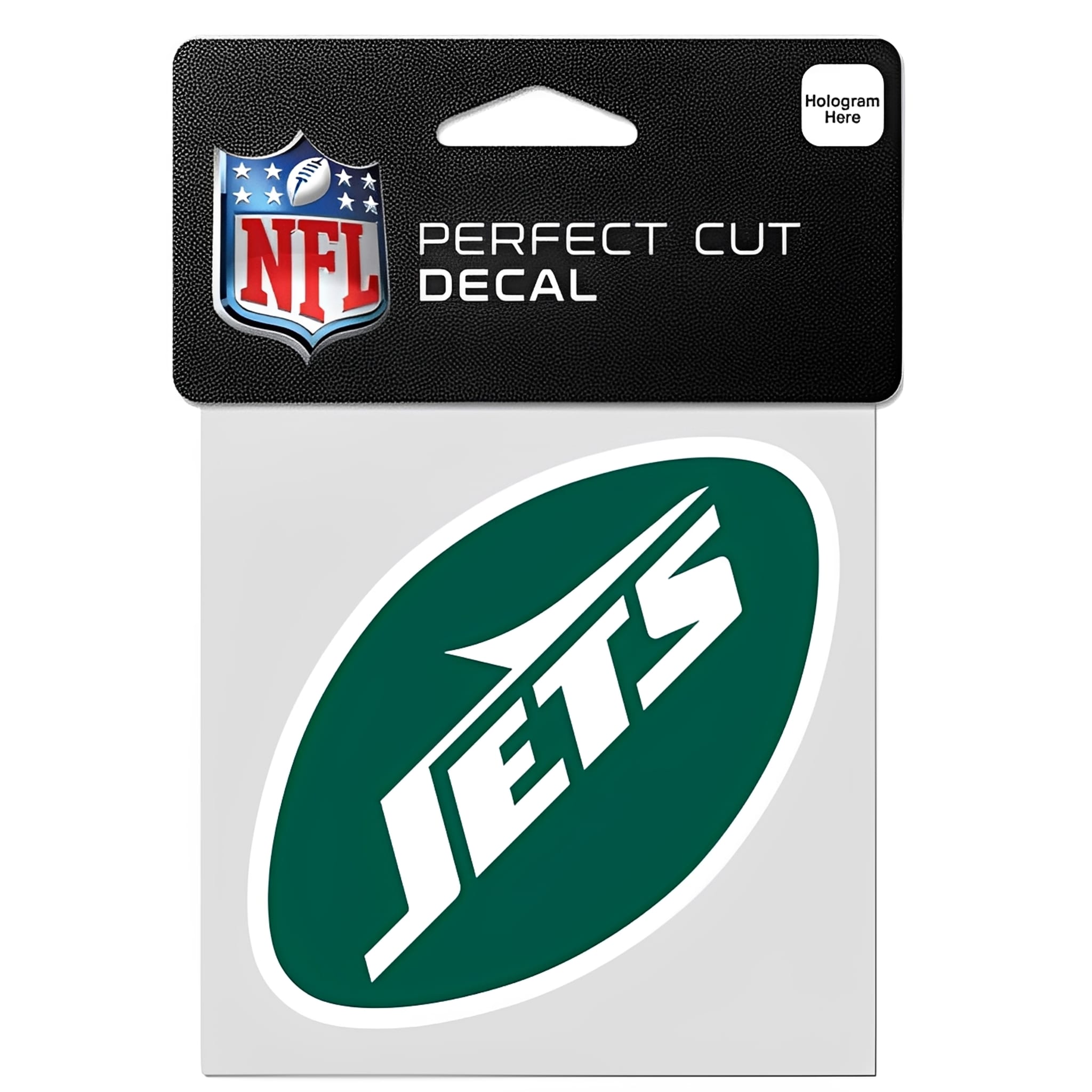 NFL Aufkleber New York Jets Perfect Cut Color Decal 4" x 4"