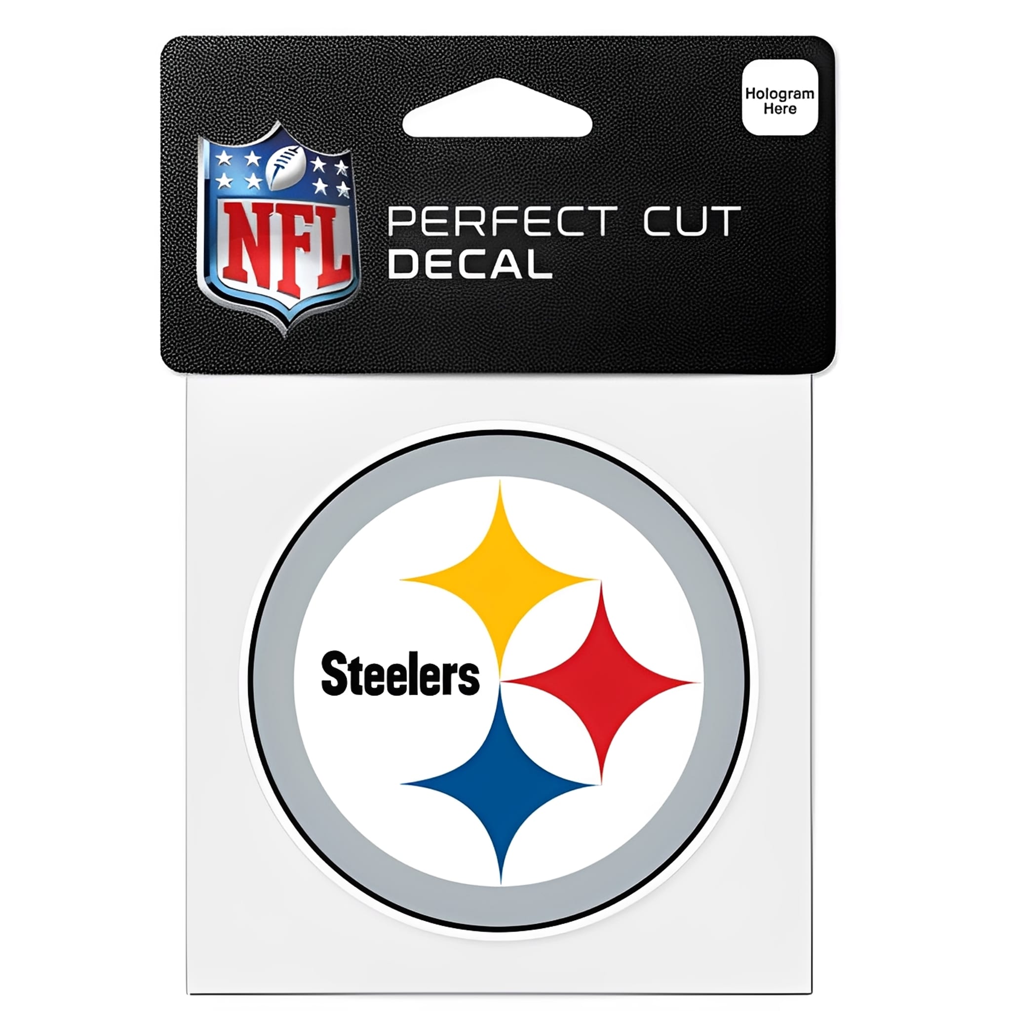 NFL Aufkleber Pittsburgh Steelers Perfect Cut Color Decal 4" x 4"