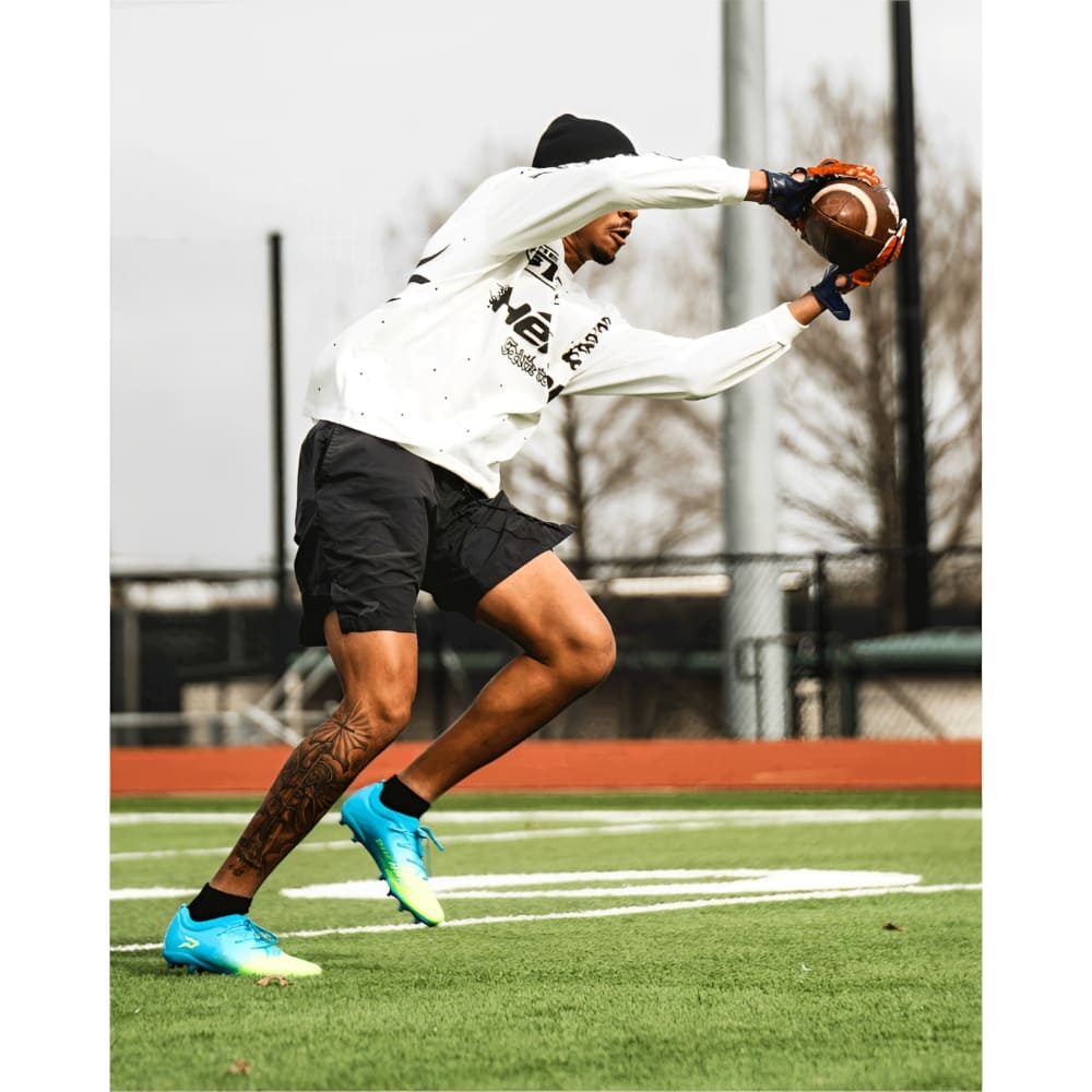 All Purpose Multi-Sport Schuhe <br> Phenom Elite <br> Quantum Energy <br> Columbia Blue & Slime