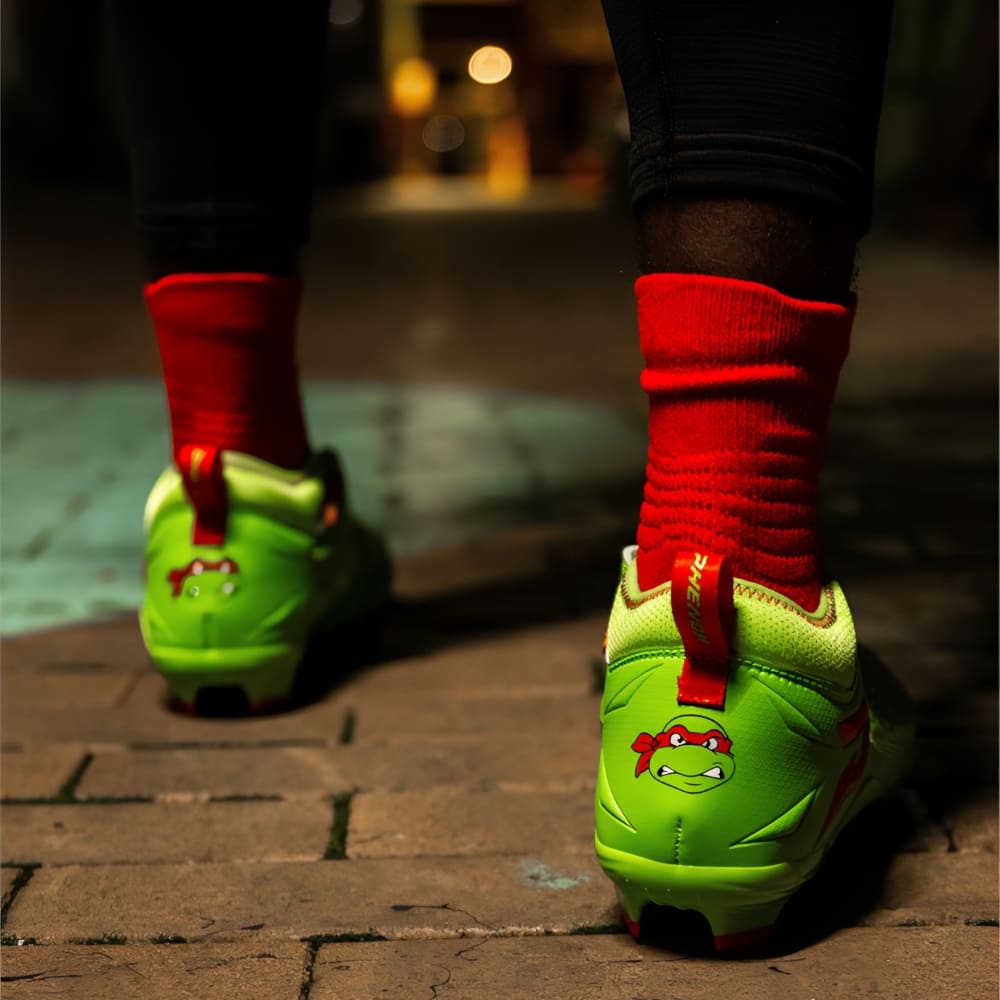 American Football Schuhe <br> Phenom Elite <br> Quantum Speed 2.0 <br> Ninja Turtles: Raphael